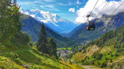 Skihytte i Alperne